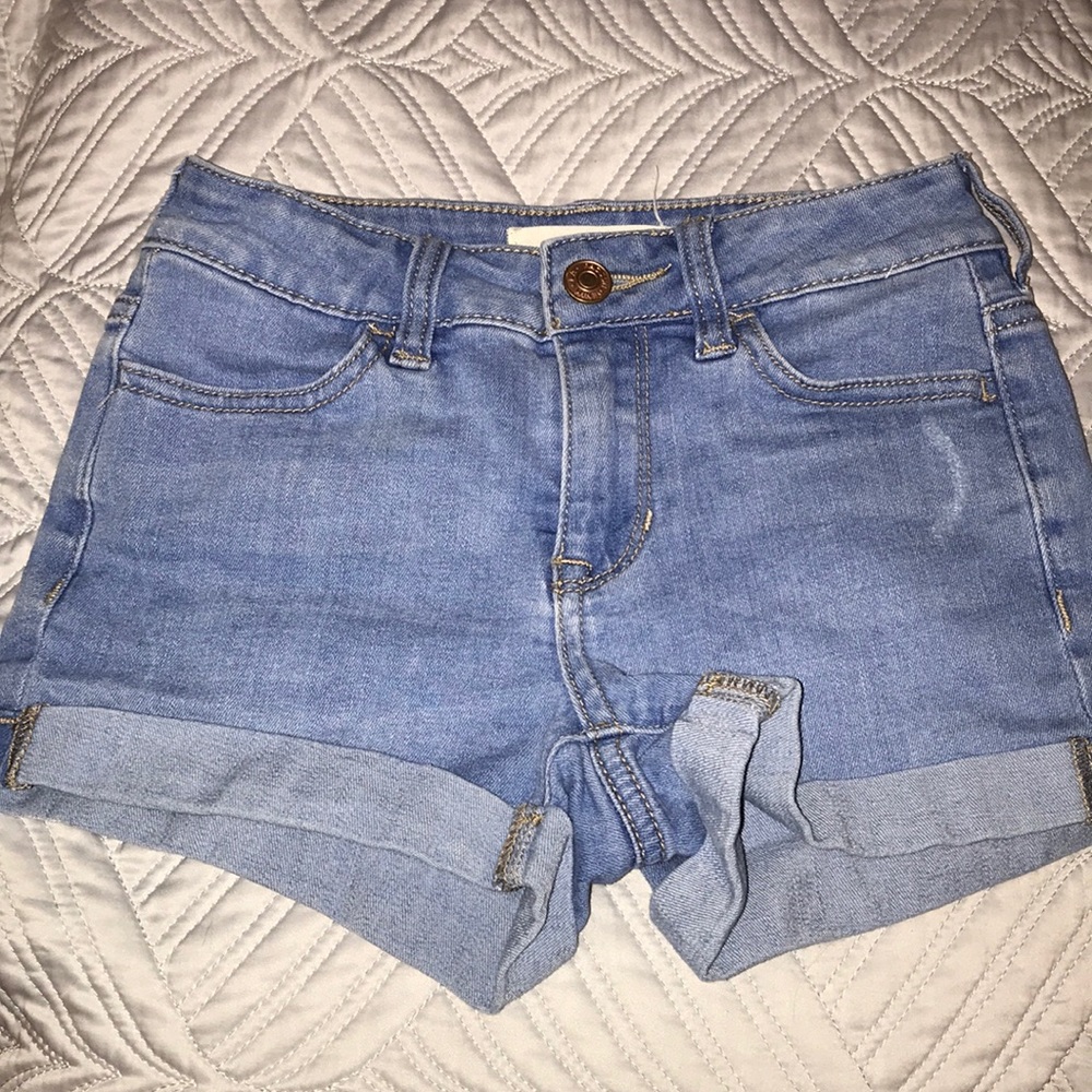 Women’s Pacsun light blue washed jean shorts